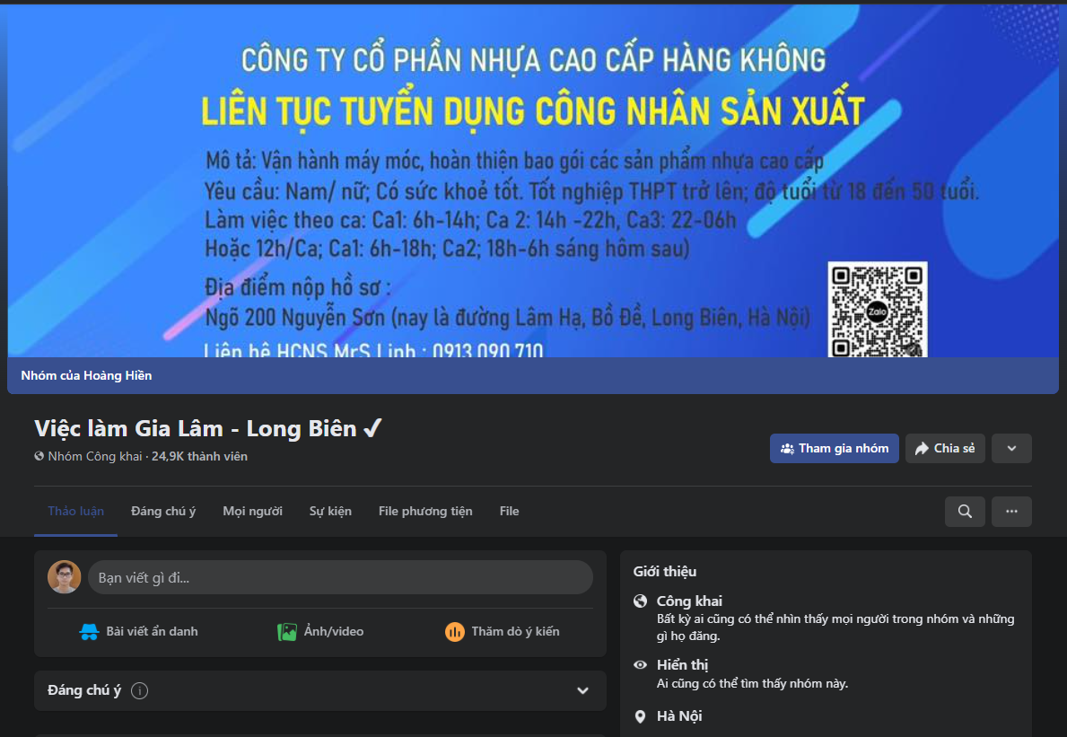 đặt tên Group Facebook